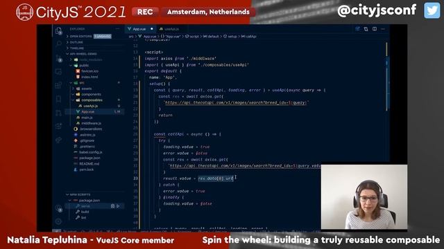 NATALIA TEPLUHINA - Spin the wheel: building a truly reusable composable - #CITYJS2021 смотреть онлайн