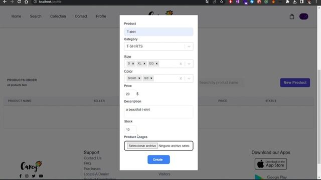 Profile creation of product and category | React Ecommerce Full Stack Proyect | React | Node смотреть онлайн