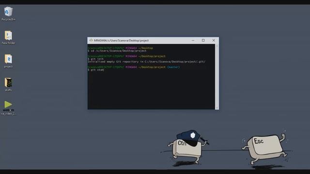 Add an existing project on GITHUB using Git bash смотреть онлайн