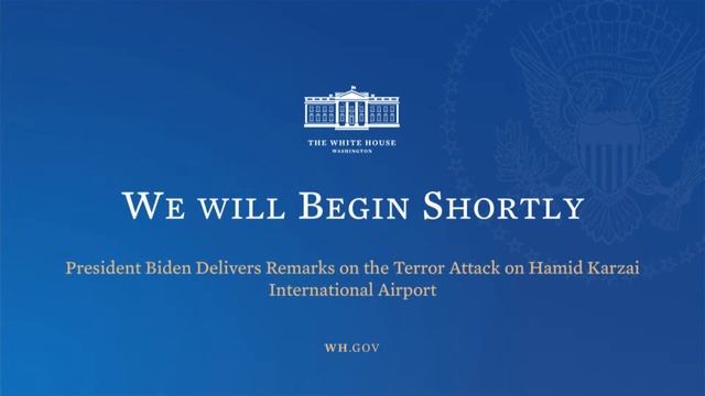 President Biden Delivers Remarks on the Terror Attack on Hamid Karzai International Airport 5:00 P смотреть онлайн