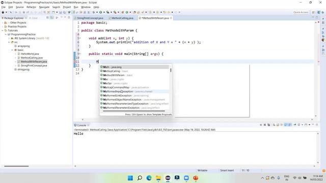 Java Programming Tutorials | 04 | Method with parameters смотреть онлайн