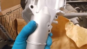 IVECO TRAKKER, 500 E6, thermostat replacement (замена термостата)