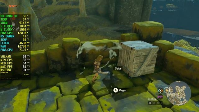 Zelda Tears of the Kingdom - RX 6700 XT + Ryzen 5 5600x (Yuzu) Mod 60 fps 1440p смотреть онлайн