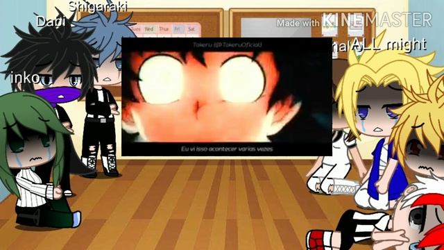 bnha reagindo ao rap do vilão deku смотреть онлайн