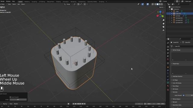 Как использовать буллион (boolean ) в Blender смотреть онлайн