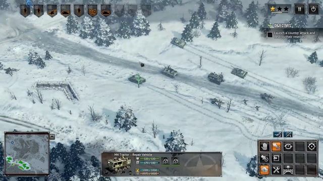 Sudden Strike 4 - Allied Campaign - Mission 5 Battle Of The Bulge - Normal - No Commentary смотреть онлайн