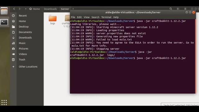 ?? Minecraft SERVER -- (Linux Ubuntu) смотреть онлайн