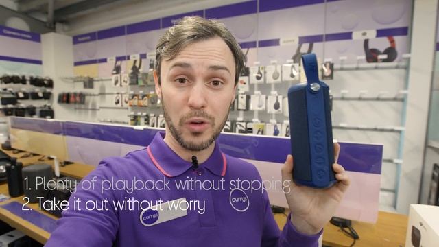 JVC XS-D3212B Portable Bluetooth Speaker - Blue - Quick Look смотреть онлайн
