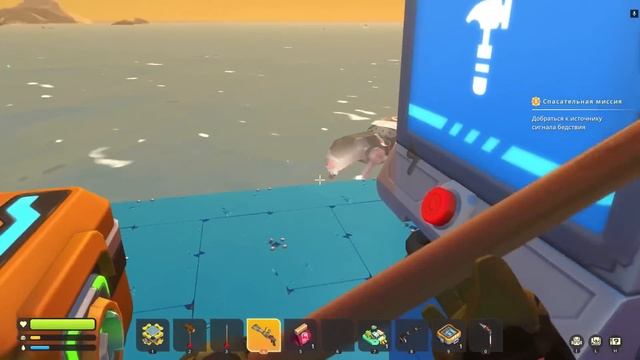 SCRAP MECHANIC ЗАТОПИЛО!  Raft Mechanic выживание