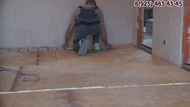 Сухая стяжка, сухая стяжка пола, насыпной пол. смотреть онлайн