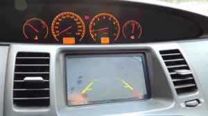 Камера переднего вида на Nissan Primera P12