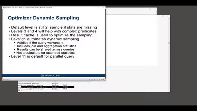 12c SQL Performance Features - Dynamic Sampling смотреть онлайн