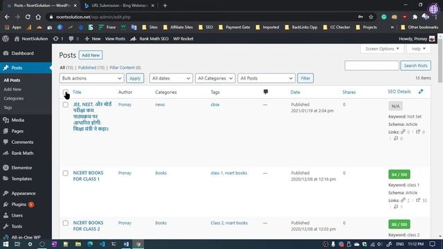 How To Submit URLs To Bing Web Master Using API For Instant Indexing | Rank Math | PROWEBTIPS смотреть онлайн