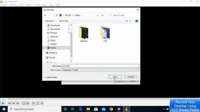 How to Record your Computer Desktop Screen with VLC Media Player смотреть онлайн