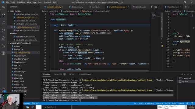 Python Parsen von Dateien mit dem Parser смотреть онлайн