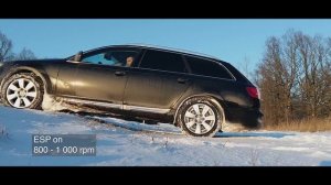 Audi A6 C6 Allroad quattro snow test 2021