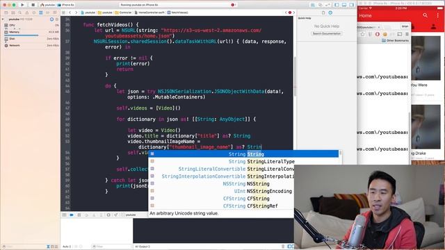 Swift: YouTube - REST JSON Integration via NSURLSession (Ep 5) смотреть онлайн