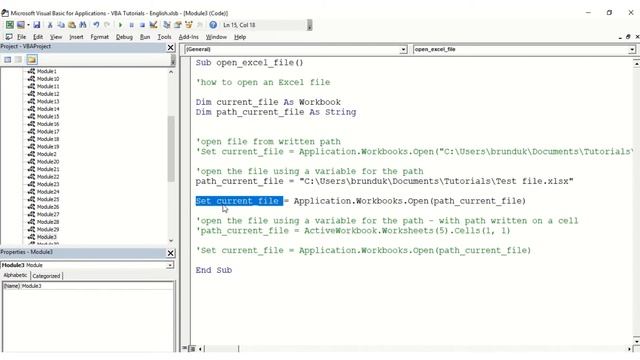 VBA Open an Excel file смотреть онлайн