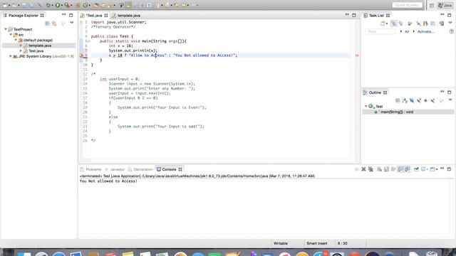 16 - Java Tutorials For Beginners - Ternary Operator[بالعربي] смотреть онлайн