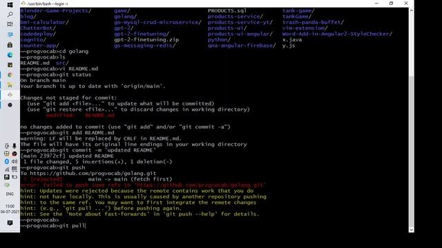 error: failed to push some refs to смотреть онлайн