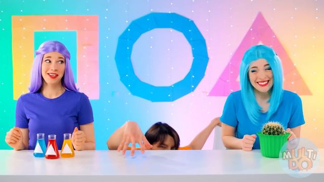 ज्यामितीय आकार खाद्य चुनौती #1 Multi DO Challenge смотреть онлайн