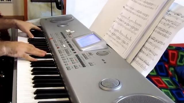 Dancing Queen - Abba - piano cover - korg pa588 смотреть онлайн