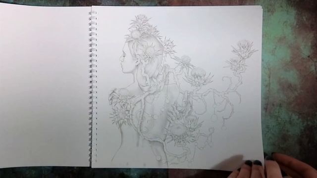 ОБЗОР раскраски Безмятежность / Serenity. Анастасия Колдарева. Раскраски антистресс. смотреть онлайн