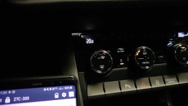 Skoda Kodiak запуск с телефона штатной Webasto