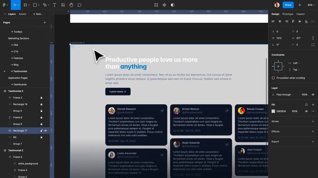 Testimonials Designs | Figma Speedrun | TailwindCSS Design System | Myna UI смотреть онлайн