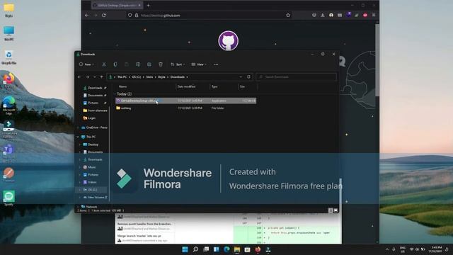 GitHub Desktop Installation on Windows 11 смотреть онлайн