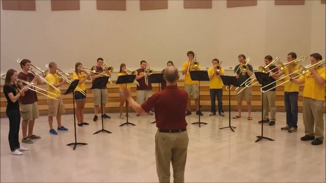Maroon and Gold - Arizona State University Fight Song - Desert Bones Trombone Choir смотреть онлайн