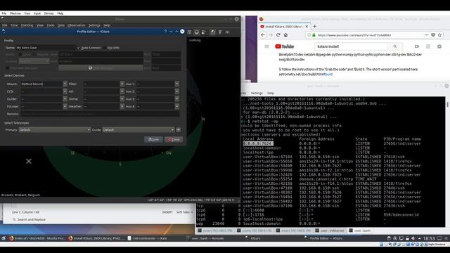 Install KStars, Phd2, Astrometry.net in Kubuntu LTS 18.04 + Testing смотреть онлайн