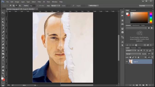 How to repair damage Photo | Old Photo restoration Photoshop Tutorials смотреть онлайн