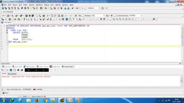 Oracle tutorial : How to get resultset from Oracle Stored Procedure (sys_refcursor) смотреть онлайн