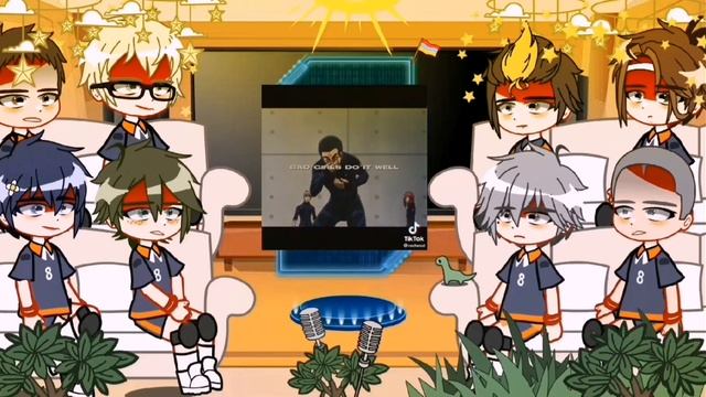 ?•||Team «Karasuno» React To Hinata Shoyo As Bachiro Meguru||•⚽