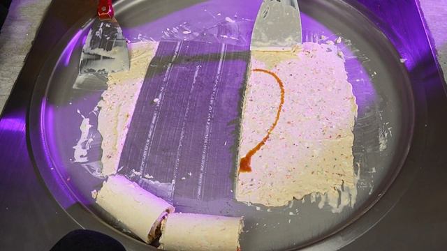 Popcorn Ice Cream Rolls | how to make Popcorn ASMR -30°c смотреть онлайн