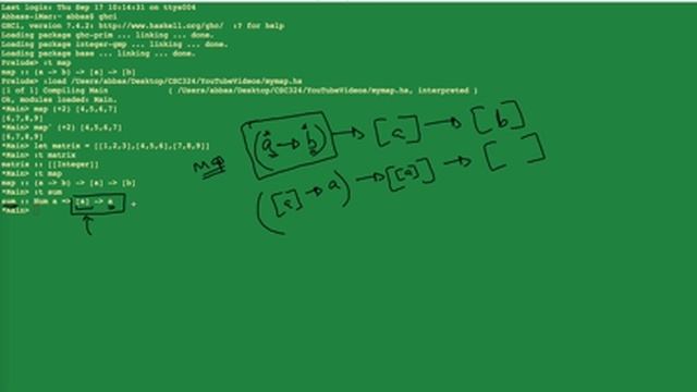 324, Haskell Sum every element in Matrix. смотреть онлайн