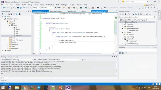 Основы Nhibernate [GeekBrains] смотреть онлайн