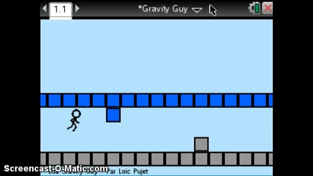 Gravity Guy on the Ti Nspire! смотреть онлайн