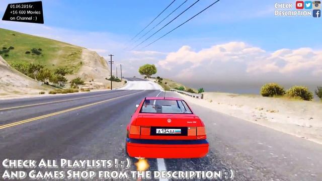 Volkswagen Vento VR6 - GTA V MOD _REVIEW смотреть онлайн