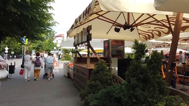 Прогулка по центру Светлогорска Калининградская область июнь 2021 смотреть онлайн