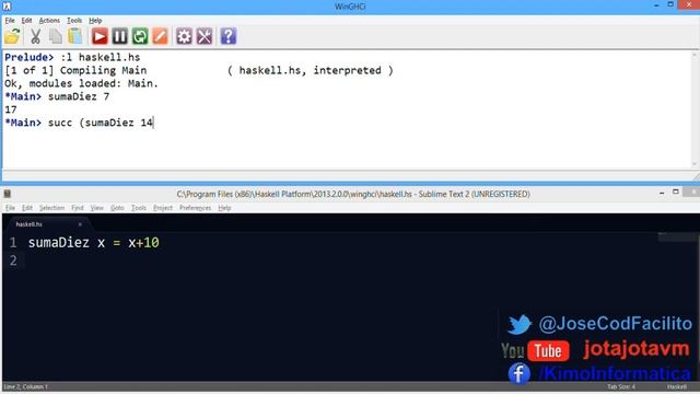 Tutoriales Haskell - 04 Crear Funciones @JoseCodFacilito смотреть онлайн