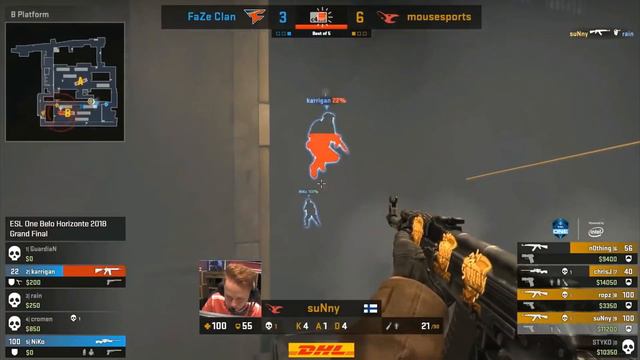 n0thing & Mouz Vs FaZe In GRAND-FINALS! NiKo Is INSANE! ESL One Belo 2018 (English) смотреть онлайн