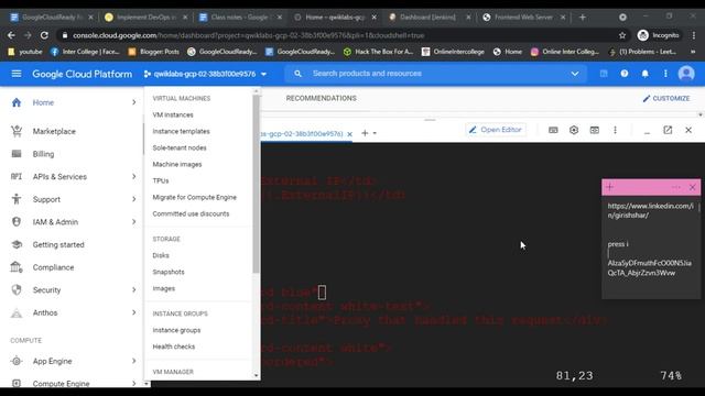 Implement DevOps in Google Cloud: Challenge Lab [GSP330] смотреть онлайн