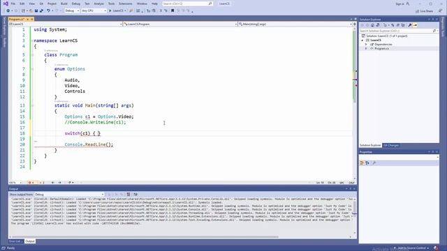 C# OO - 19 - Enum and Switch Statement смотреть онлайн