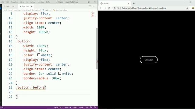 Button with fire effect on hover using css || html & css смотреть онлайн