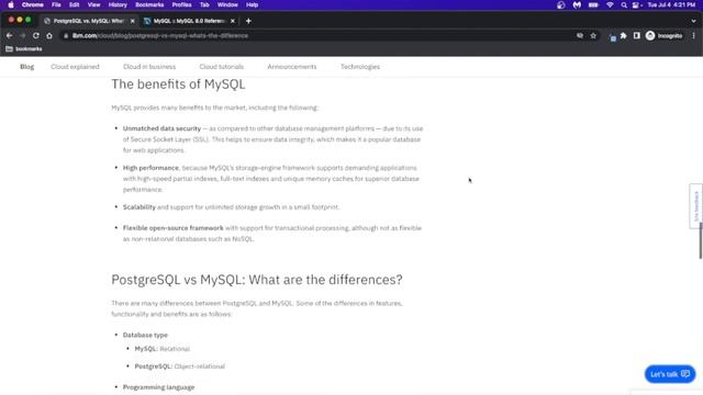 MySQL vs PostgreSql смотреть онлайн