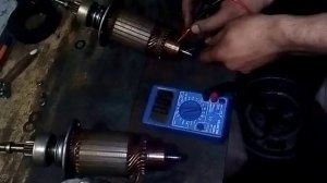 Как проверить якорь и обмотку стартера на кз
