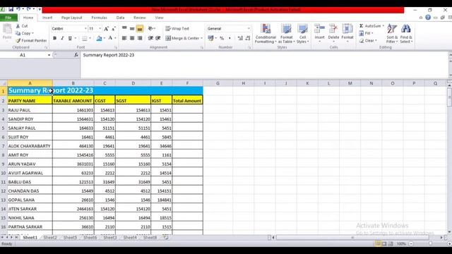 Merge Center Text Without Merging Cells in Excel | Merge Cells in Ms Excel in Bangla смотреть онлайн