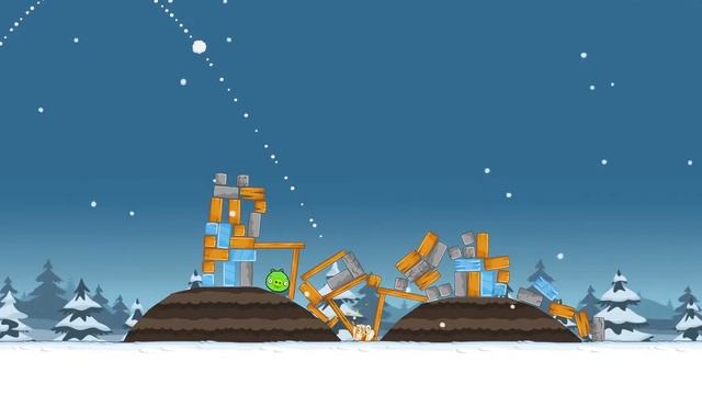 Angry Birds Seasons Mac Game - Seasons' Greetings Walkthrough Level 1-3 First Look смотреть онлайн